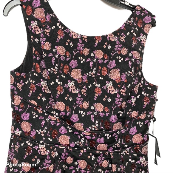 Adrianna Papell Ditsy Floral High Low Dress - Picture 7 of 9